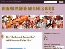 Tablet Screenshot of donnamariemillerblog.com